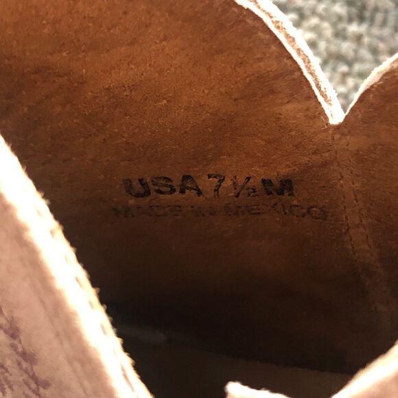 Sterling River leather short boots 7.5 distressed - Picture 12 of 13